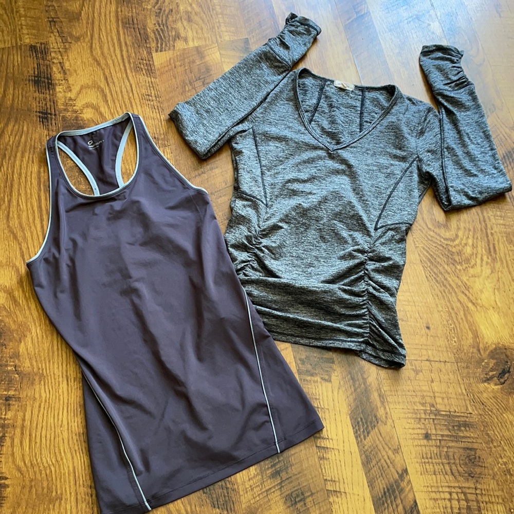 Workout Tees Pink Lotus & GapBodyfit Workout Tops